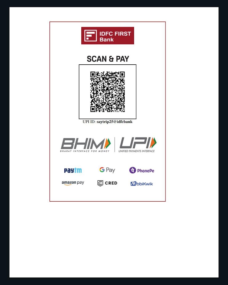 IDFC First Bank UPI Payment
